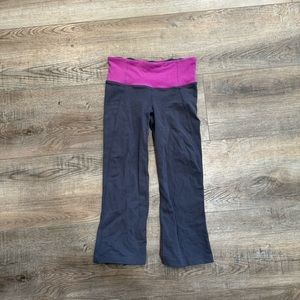 Lululemon Gray Cropped Leggings Size 2